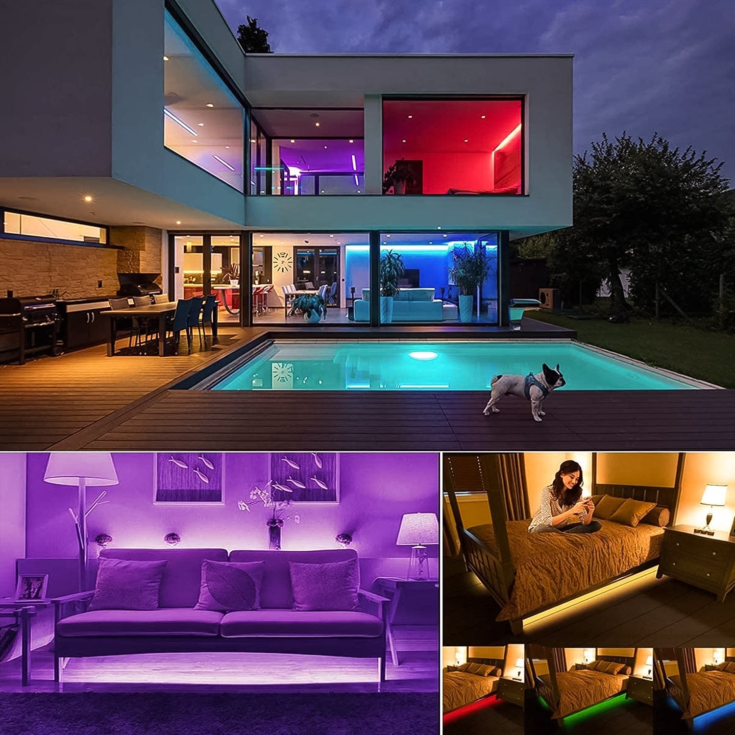 3M RGB LED Strip Lights, LED Mood Lights (1 Set) 3M RGB LED Strip Lights, LED Mood Lights (1 Set)
